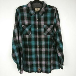 Legendary Whitetails Flannel Button Down Top XXL